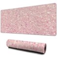 thumbnail image 1 of Work, Game, & Shine with 'Stay Positive' Golden Mousepad - Large, Non-Slip Rubber Base, Waterproof - Stitched Edges for Durability - Perfect for Office or Home, 1 of 7