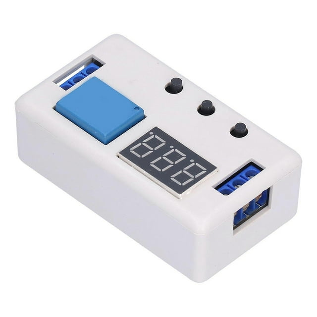 High quality 1-way 12V relay module with housing adjustable trigger delay cycle