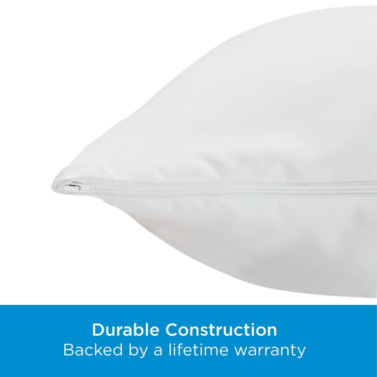 AllerEase Waterproof Pillow Protector, Standard/Queen, 2-Pack photo 7