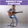 thumbnail image 6 of Liquid Stands Guitar Stool, Adjustable Piano Stool - Comfortable Musician Drum Throne - Guitar Seat Drum Seat, Musician Stool, Chair, Guitar Chair for Adults, Kids, Drummer, Guitarist - Bass Stool, 6 of 7
