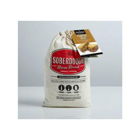 SoberDough Artisan Brew Bread Mix Flour - Pumpkin Spice Flavor, 18.6 Ounce