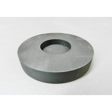 3 Troy Oz Graphite Ingot Mold Round Coin Shape Gold Melting Refining Scrap by JTS