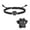 Black, variant on Paw Locket Pet Cremation Jewelry For Dog Cat Ashes Bracelets Funeral Urns Bracelets