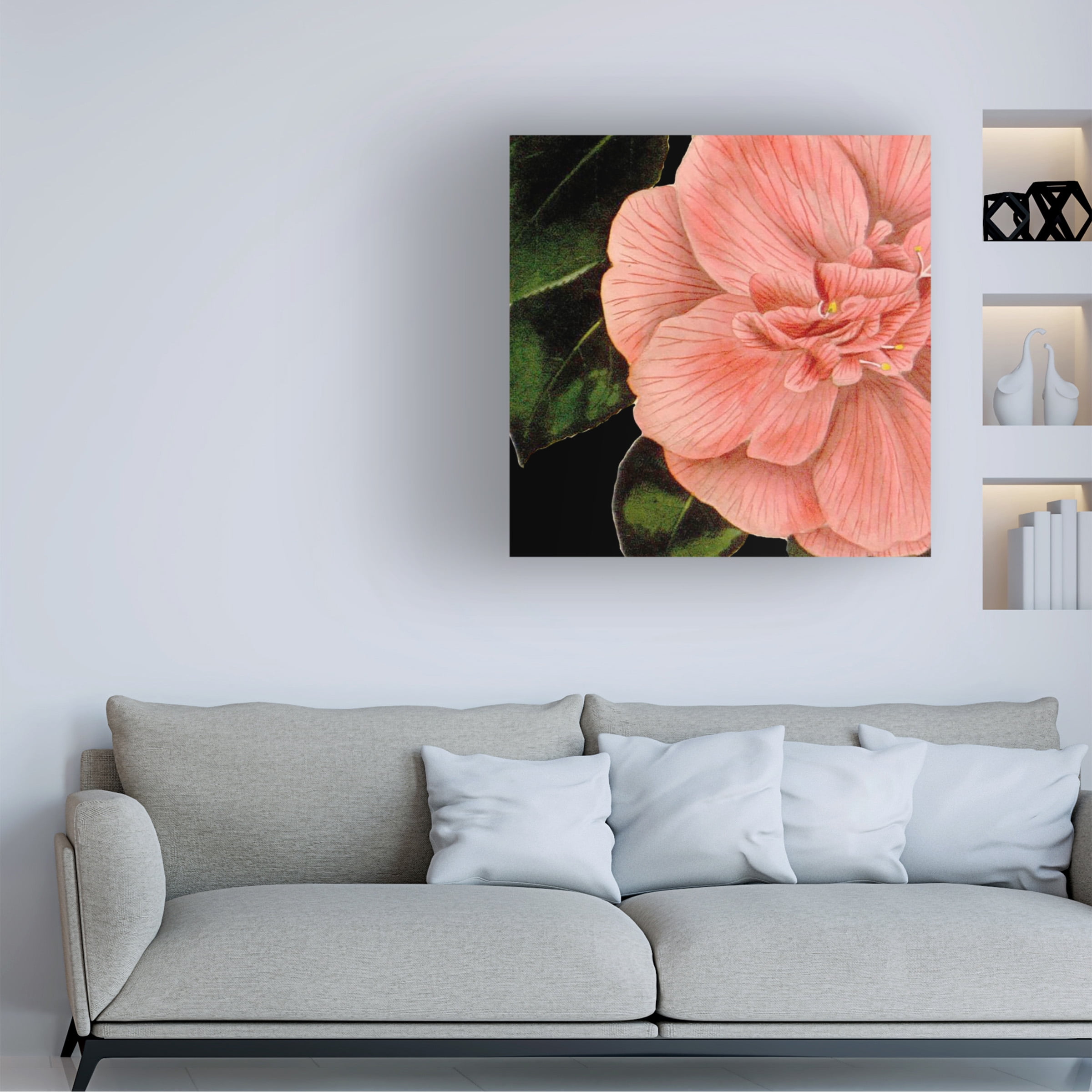Vision Studio 'Dramatic Camellia I' Canvas Art