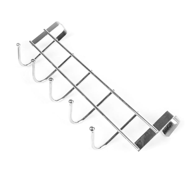 Gancho Trasero Para Puerta, Toallero Para Puerta Resistente, Fácil Instalación, 5 Ganchos De Enlace, Amplia Aplicación, Multifuncional Para Oficinas