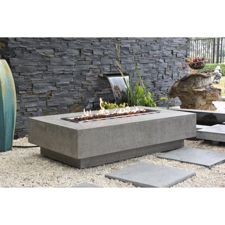 Elementi Hampton Concrete Fire Pit Table Walmart Com