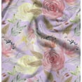 thumbnail image 1 of Soimoi Silk Fabric Leaf Floral Decor Fabric Printed Yard 42 Inch Wide, 1 of 1