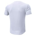 thumbnail image 4 of XuJwPNcy Men's Muscle Henley Shirts Short Sleeve Ribbed T-Shirts Workout Tee Shirts Big and Tall Stretch Tops, 4 of 6