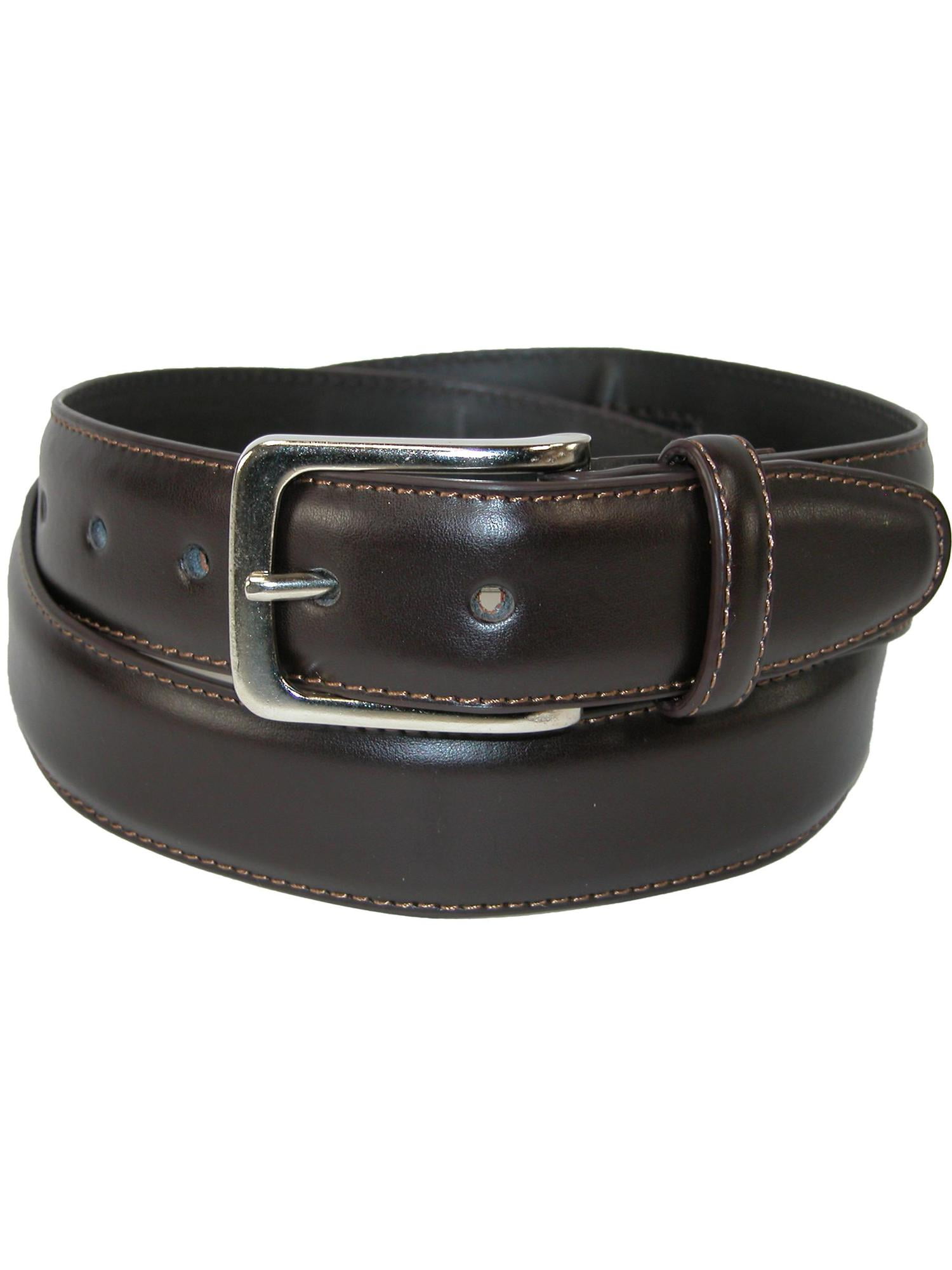 Thomas Bates Mens Deerfield Leather Money Belt Travel Zipper Pocket made in USA