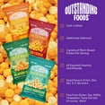 thumbnail image 4 of Outstanding Foods Vegan Cheese Balls - Plant Based, Dairy Free, Gluten Free, Low Carb, Kosher Cheese Snacks - Source of 20 Essential Vitamins and Minerals - Garlic Parmesan, 1.25 oz, 8 Pack, 4 of 6