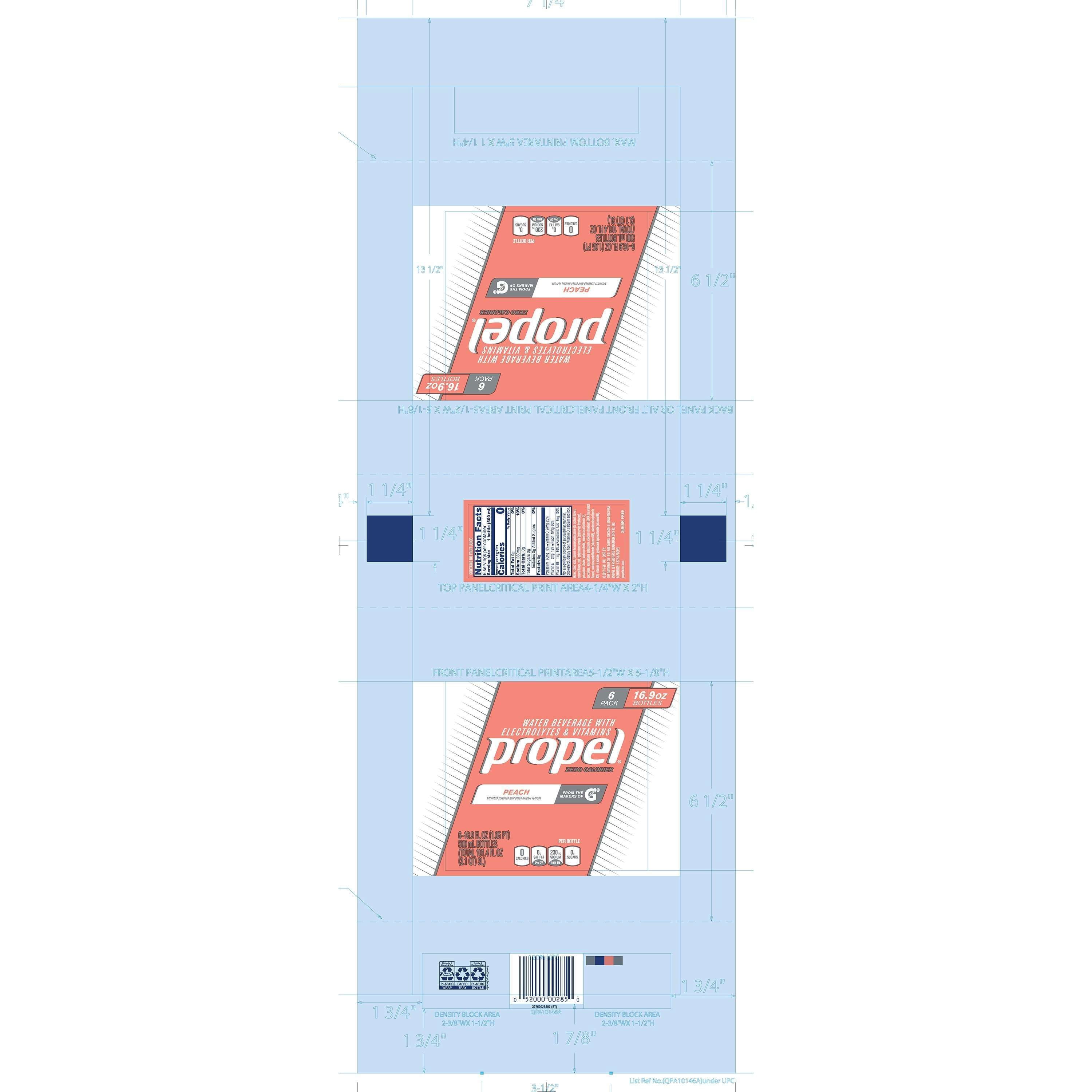 Gatorade Propel 6pk Peach Mango