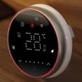 thumbnail image 5 of BIMZUC Wireless WiFi Smart Thermostat Boiler Heating LED Display Voice APP Control AC95-240V Energy Saving Round Temperature Controller Black 3.94 inches / 10 cm, 5 of 9