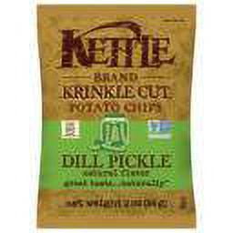 (Price/Case)Kettle Foods Chip Krinkle Cut Dill Pickle Caddy, 2 Ounces, 6 per case
