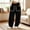 Black, variant on LvhaoGJOB Kids' Jogger Pants - Soft, Elastic Waist & Pockets - Pink 11-12 Years
