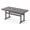 Medium Gray Rectangle Tables, variant on Carolayne 18'' HDPS Outdoor Dining Chair Set of 2, Patio Chair with Armrest for Backyard, Medium Gray