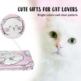 thumbnail image 6 of Cat Blanket Flannel Throw Blankets Cozy Soft Plush Fuzzy Travel Blanket, Cute Home Decor Stuff, Birthday Christmas Cat Gifts for Women Men Teen, 50"x60" (Pink White), 6 of 6