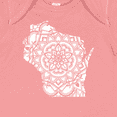 thumbnail image 4 of Inktastic Wisconsin Silhouette Mandala Boys or Girls Baby Bodysuit, 4 of 5