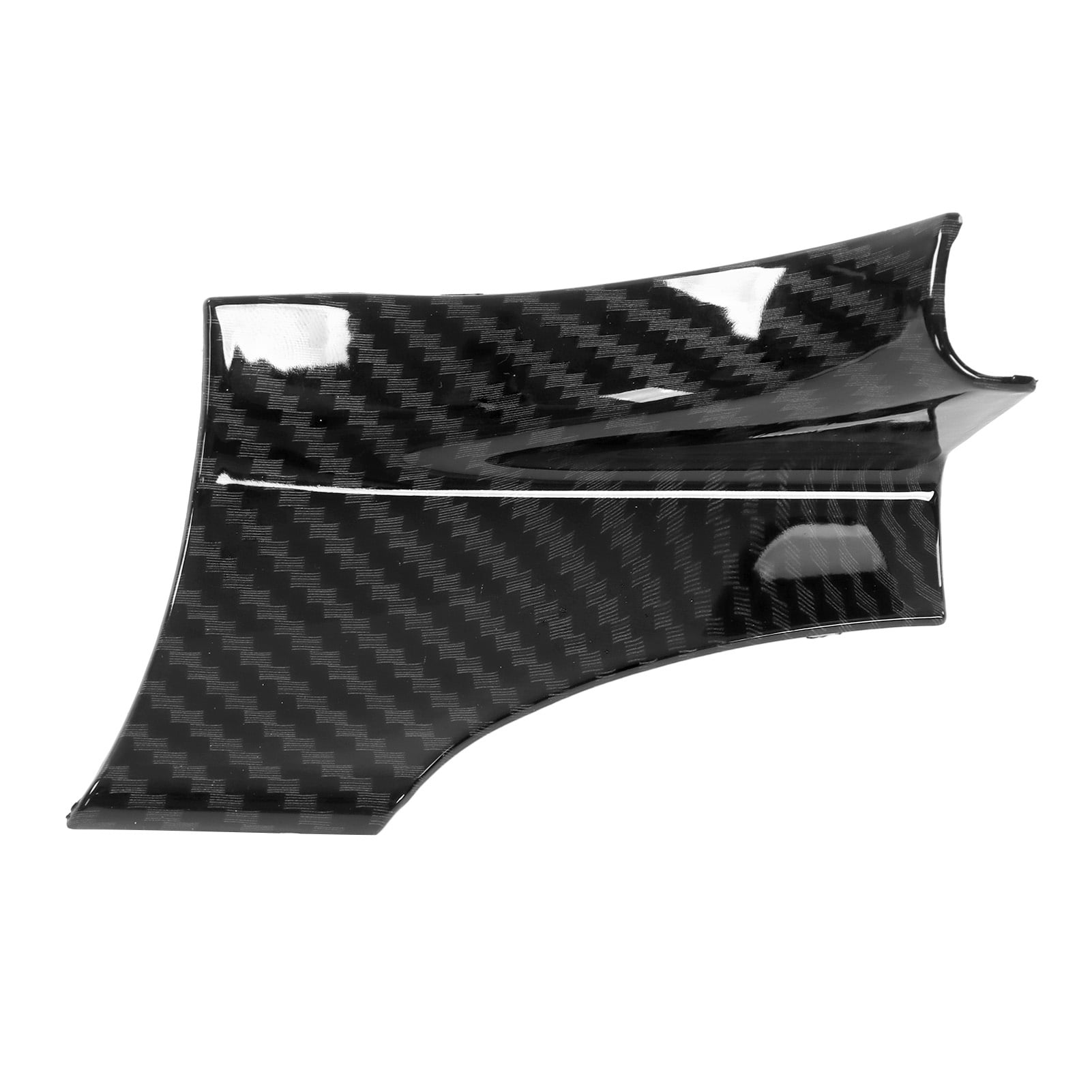 Acouto Panel De Control De Tablero De Consola Central, 2 Piezas, Cubierta De Fibra De Carbono, Ajuste Para Clase C W205/GLC-Class W253 15-18