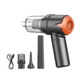thumbnail image 2 of 120W Compressed Air Duster, 6.02*7.51 Inch Cordless Air Blower, Electric Air Duster for Cleaning Keyboard&PC, Air Cleaning Kit, Duster Cleaner, USB Portable Vacuum Cleaner, 2 of 7