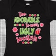 thumbnail image 4 of Inktastic Too Adorable to Wear Ugly Sweaters Boys or Girls Baby Bodysuit, 4 of 5