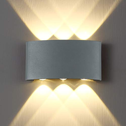 12W LED Wall Lamp Modern Up Down Sconce Lighting Rectangle Bedside Corridor Lamp