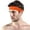 Orange, variant on AJGRHE Performance -Wicking Running Headband Non- Workout Band Adjustable Sport Sweat Control Headwear for Gym Fitness Training Elastic Comfortable Breathable Secure Stay-Put Yellow