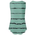 thumbnail image 5 of YHAJDS Womens Summer Tank Tops Basic Undershirt Tanks All Over Print Round Neck Sleeveless Casual Loose Top, 5 of 5