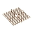 thumbnail image 3 of Plant Pots Grid Protector Cover, Plant Pot Grid, Cat Digging Stopper, Plant Flower Protector, Plant Pot Cover for Outdoor Gardening Indoor Coffee Sqaure 30cm, 3 of 9