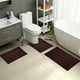 thumbnail image 2 of Juego de alfombrillas de baño PRETXORVE, alfombrilla antideslizante para baño, tres juegos de alfombrillas absorbentes de agua y de secado rápido para puerta., 2 of 8