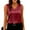 c01Red, variant on JGGSPWM Women's Sleeveless Satin Shirts Dressy Loose V Neck Office Blouse Trendy Summer Ladies Business Casual Tank Tops Red M