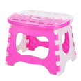 thumbnail image 3 of 1pc Folding Home Kids Children Plastic Step Stool Portable Folding Chair Small Bench Stool, 3 of 5