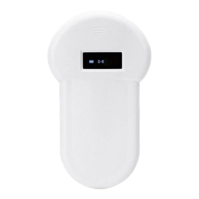 Escáner Digital Sensible para Mascotas Sunnimix Lector de Identificación de Mascotas ISO11784/5 Microchip Portátil USB Color Blanco