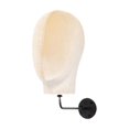 thumbnail image 3 of Gazechimp Wall Mount Mannequin Head Cap Hat Display Rack for Ornament Decoration Store Beige Flannel, 3 of 8