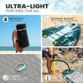 thumbnail image 5 of MSEASFREE 11.5 ft Inflatable Paddle Board All-Purpose Fishing Stand up Paddle Board with Full SUP Accessories, 5 of 7