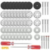 62Pcs Diamond Cutting Wheel Saw Blade Set, EEEkit Rotary Craft Cutting Wheels Tool Kit, HSS Circular Saw Blades Rotary Woodworking Tools, Cutting Disc Saw Blade Set for Dremel Rotary Tool Accessories