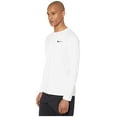 thumbnail image 3 of Men's Nike ESSA587 Dri-Fit Long Sleeve Rashguard (White XL), 3 of 3