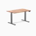 thumbnail image 1 of Desky Dual Softwood Sit Stand Desk - Acacia / 48 x 30 Inches / Space Grey, 1 of 10