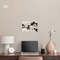thumbnail image 3 of Glam Snowballs Canvas Modern Black White Abstract Wall Art by Art Remedy, Gallery Wrapped, 15" x 10", 3 of 7