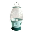 thumbnail image 3 of Dispensador de agua para palomas, comedero automático para pájaros, bebedero para jaulas de codornices. 4L Verde 32.5cmx21cm, 3 of 9