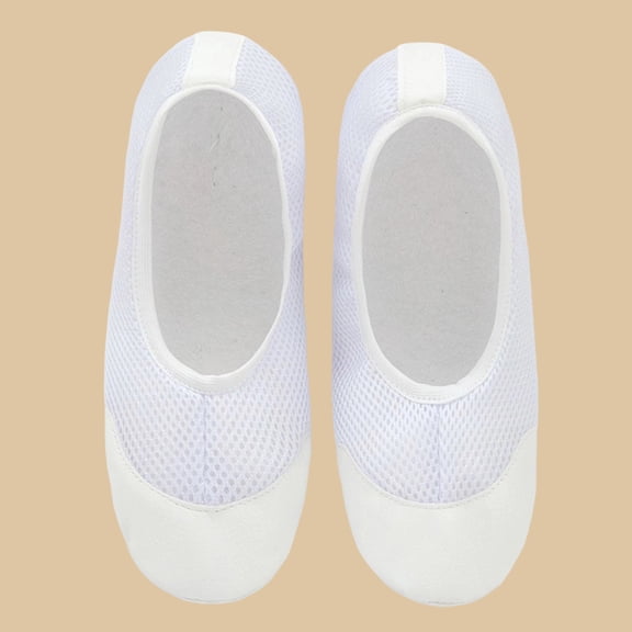 Wowcloth Women's Ballet Dance Shoes – Comfortable Soft Sole Slip-On with Mesh Openwork Design for Practice, Performance and Casual Wear