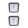 thumbnail image 2 of Inteprter Reloj despertador silencioso para cabecera, reloj cuadrado de plástico Digital sin tictac, relojes que funcionan con pilas con luz Type1 NO1, 2 of 6
