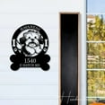 thumbnail image 4 of Handmadetneonsign Personalized Havanese Dog Home Number Metal Sign, Havanese Dog Address Metal Sign, 4 of 5