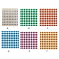 thumbnail image 3 of Lot de 100 Autocollants Numérotés Consécutifs pour Usage à Long Terme, Rangement d'Inventaire, Fournitures d'Organisation Faites à la Main, Autocollants Noirs sur Vert type 5, 3 of 6