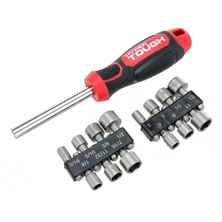Hyper Tough 14-in-1 Alloy Steel Nut Driver Set TS90514N