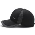 thumbnail image 4 of Gorra de béisbol de otoño e invierno para hombre de sombrero viejo, orejeras cálidas para papá de mediana edad y ancianos, gorra con visera vieja engrosada, marea, 4 of 6