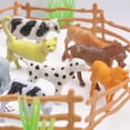 thumbnail image 4 of Juego de animales de granja de juguete, 15 piezas, educativo, simulado para niños, 4 of 4