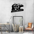 thumbnail image 4 of Craftnamesign Custom Camping Metal Sign, Mountain Campfire Wall Sign, Bear Camping Sign, 4 of 5