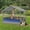 Blue, variant on Uforic Large Dog House Indoor Outdoor, Wicker Dog House with Waterproof Roof and Washable Cushion Blue,32.9"L x 27.6" W x 28.3" H