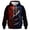 Red, variant on Yin Yang Inspired Dual Snake Hoodie Unisex Gothic Streetwear Red Black Serpent Graphic Pullover Sweatshirt Dark Aesthetic Balance Fire Ice Fantasy 3D Print Hoodie