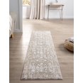 thumbnail image 1 of RUGGERRUGS Amber Traditional Floral Area Rug for Kitchen, 2x7 Vintage Persian-Inspired Beige Neutral Runner, Medium Pile Stain Resistant Carpet for Bedroom, Hallway or Entryway (2' x 7', Beige), 1 of 8